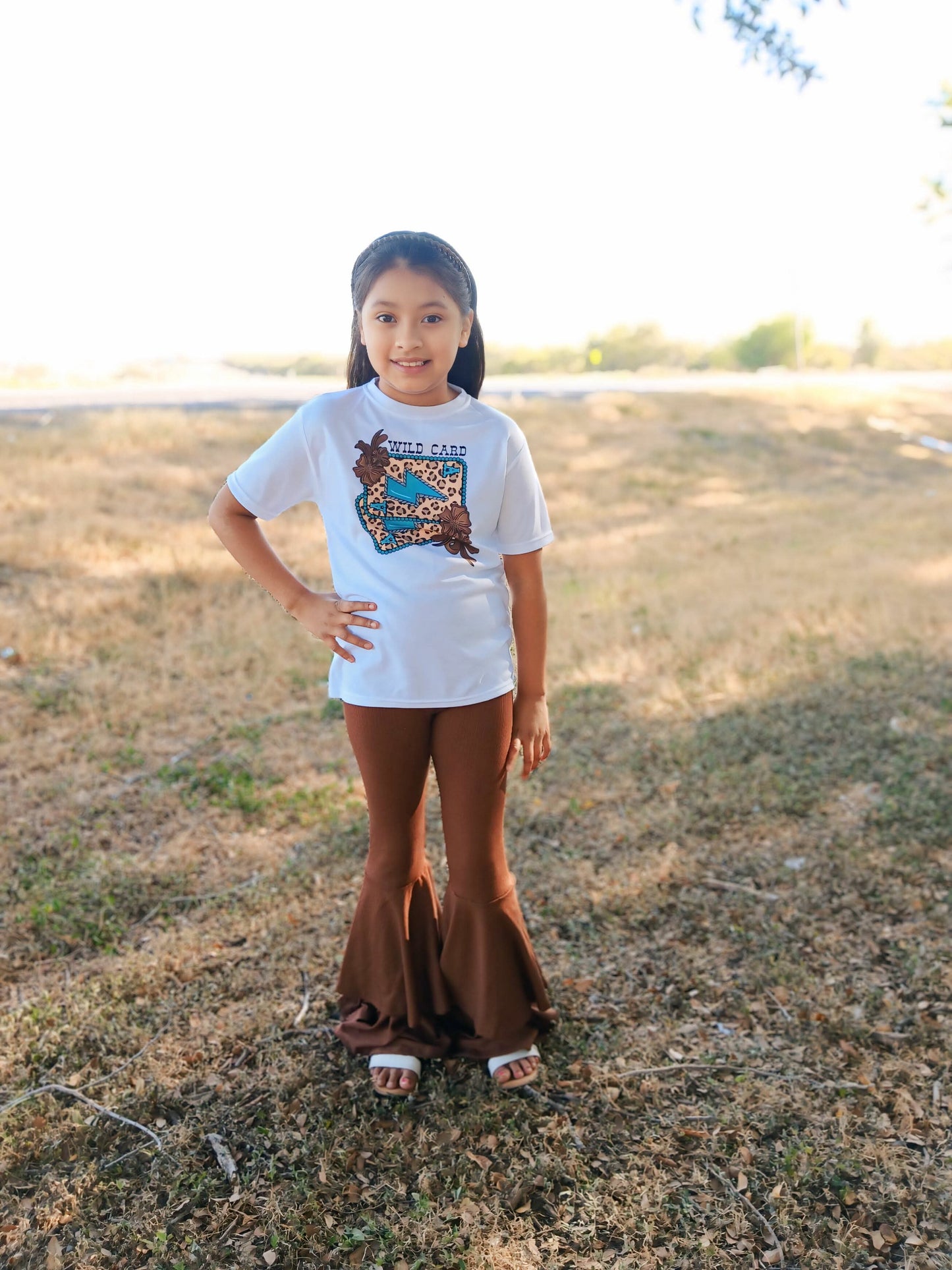 DS- Chocolate Brown Double Bell Bottoms