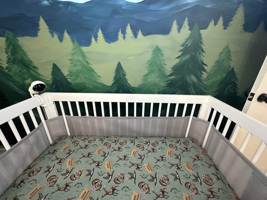 Hunting Bamboo Crib Sheet -DS