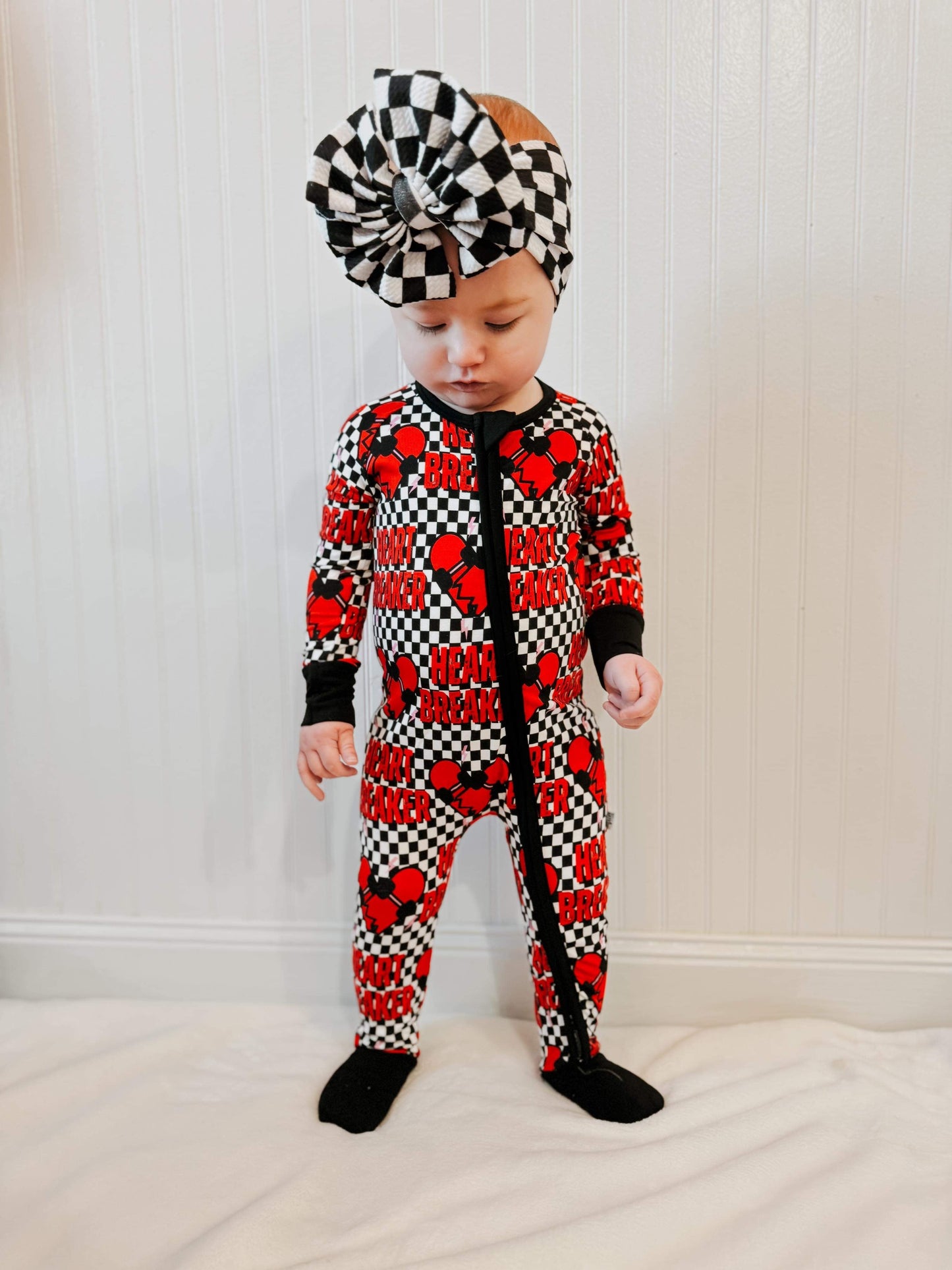 Checkered Heart Breaker Bamboo Sleeper -DS