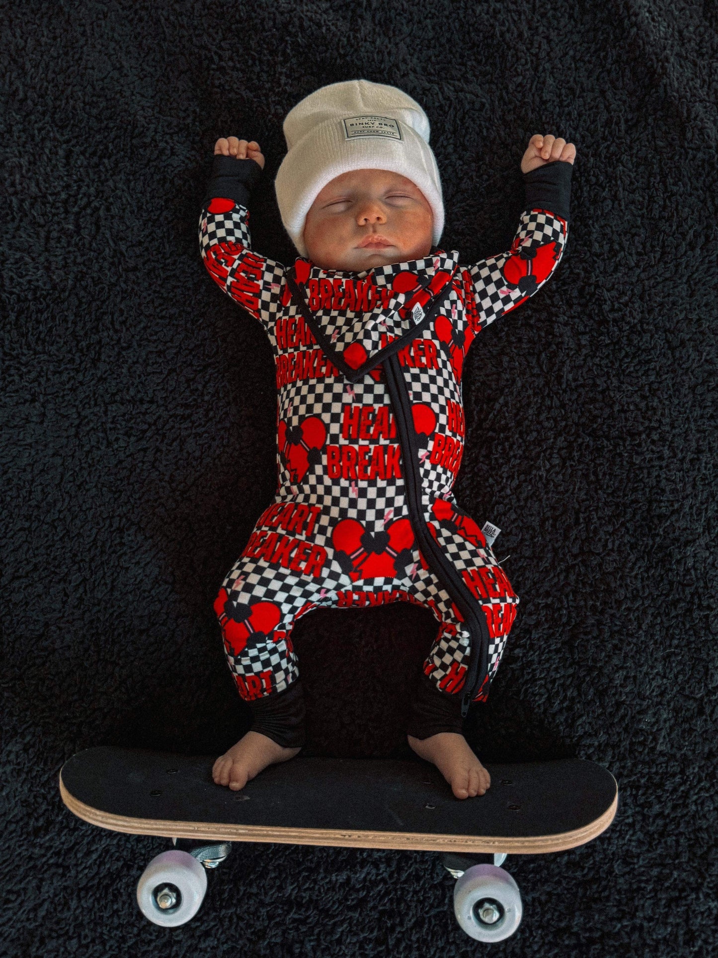 Checkered Heart Breaker Bamboo Sleeper -DS