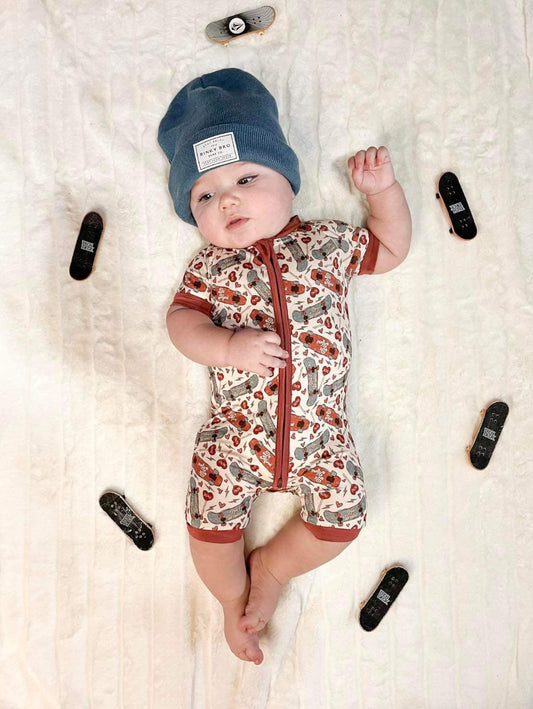 Be Mine Bamboo Shortie Romper -DS