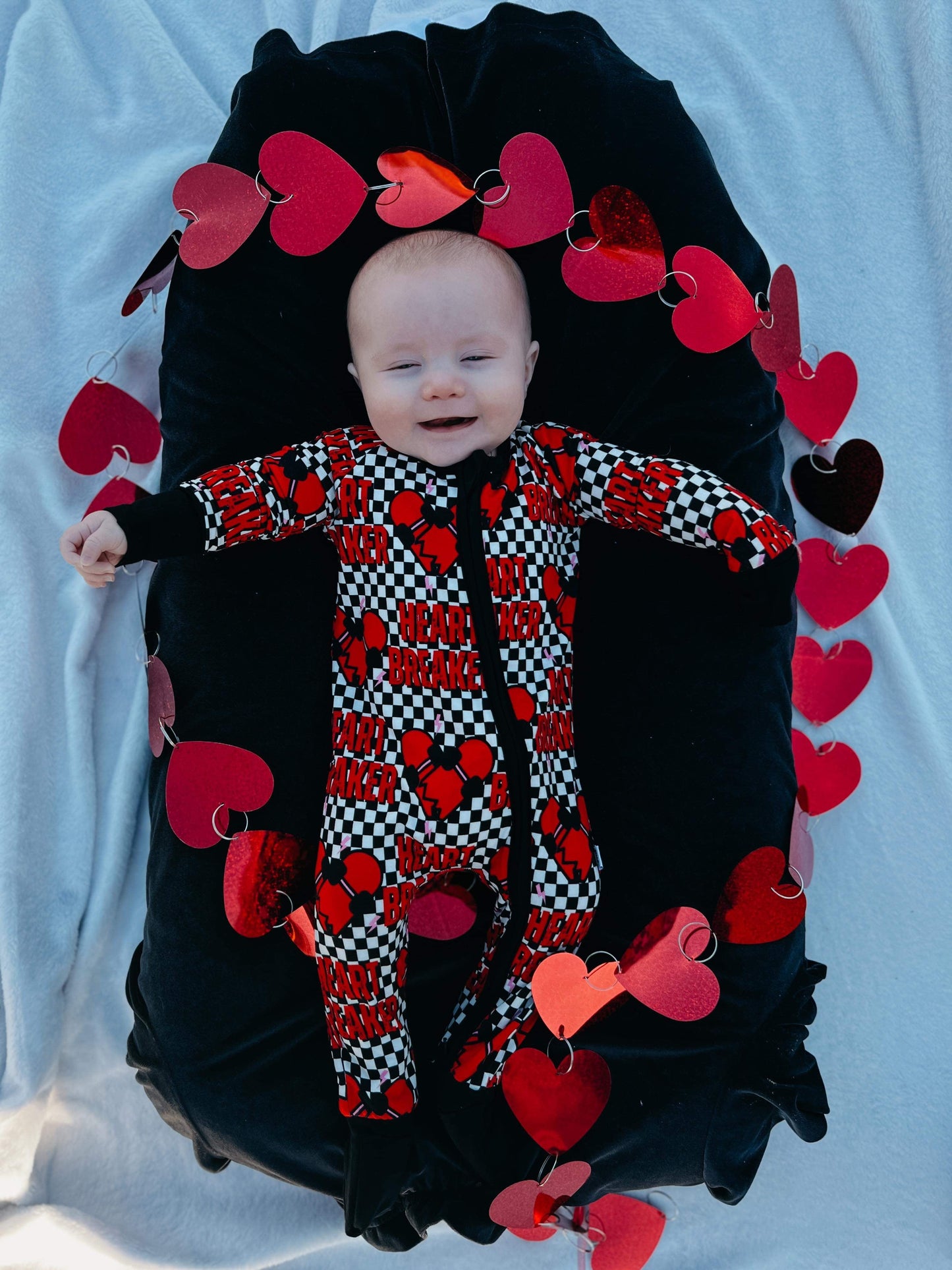 Checkered Heart Breaker Bamboo Sleeper -DS