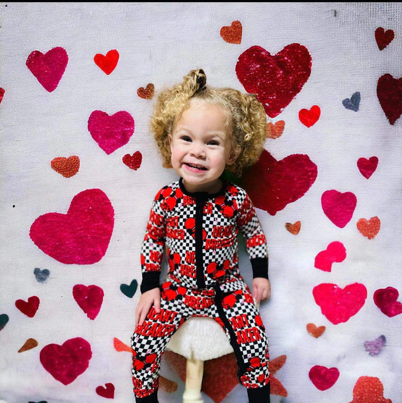 Checkered Heart Breaker Bamboo Sleeper -DS