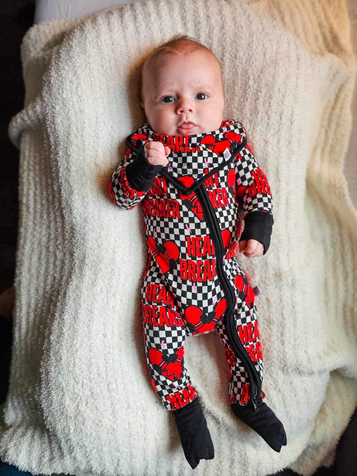 Checkered Heart Breaker Bamboo Sleeper -DS