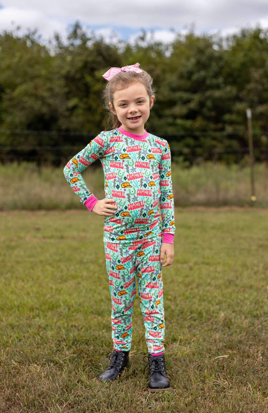 Neon Cowgirl Bamboo Set -DS