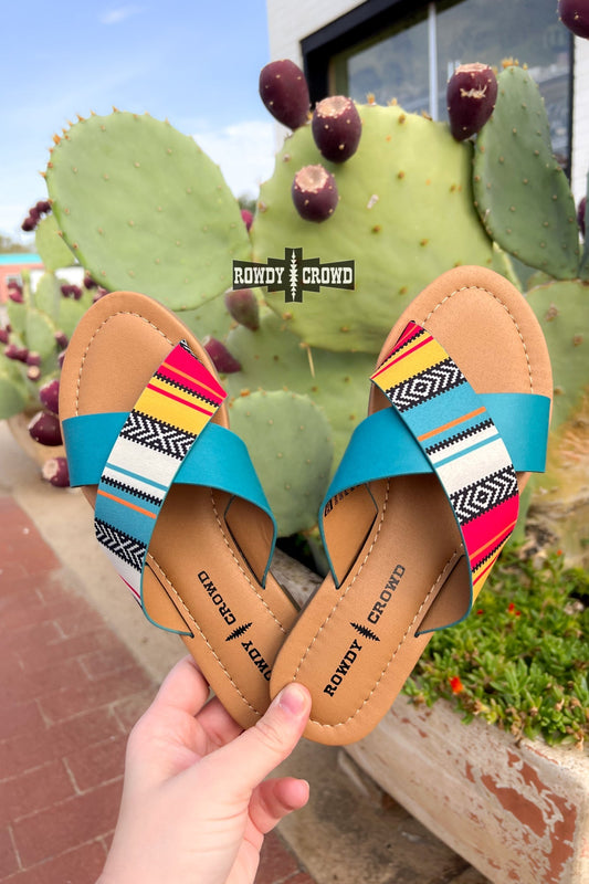 Shiner Serape Sandals -DS