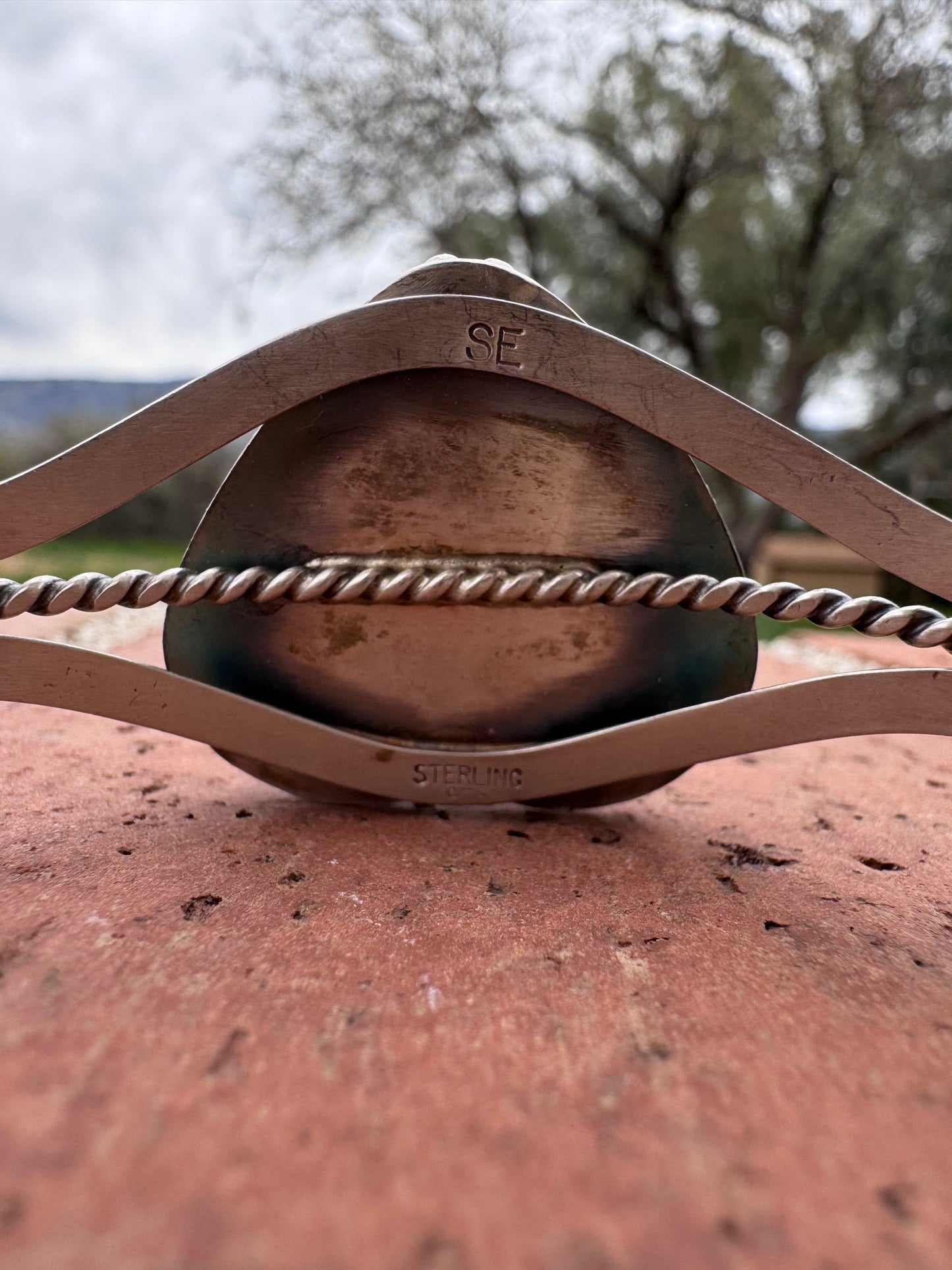 Handcrafted Sterling Silver Wild Horse Cuff Heart Bracelet by Samson Edsity -DS
