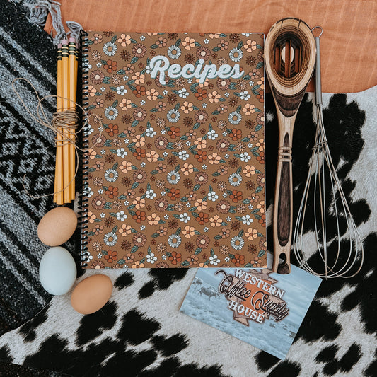 Recipe Book - Floral -DS