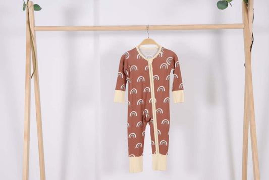 Boho Rainbows Bamboo Romper -DS