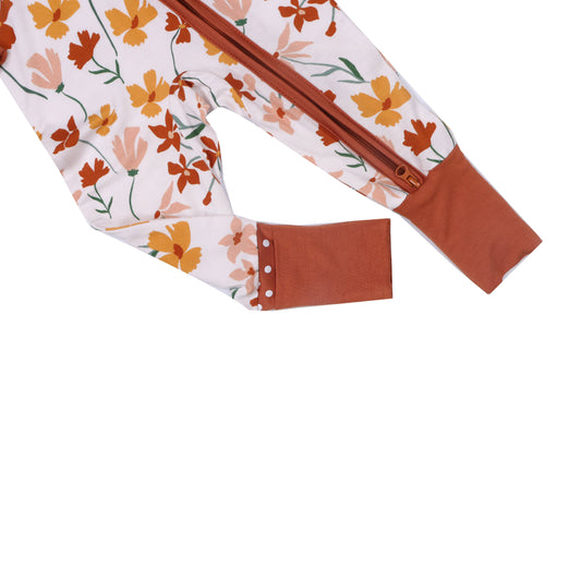 Autumn Blooms Bamboo Romper -DS