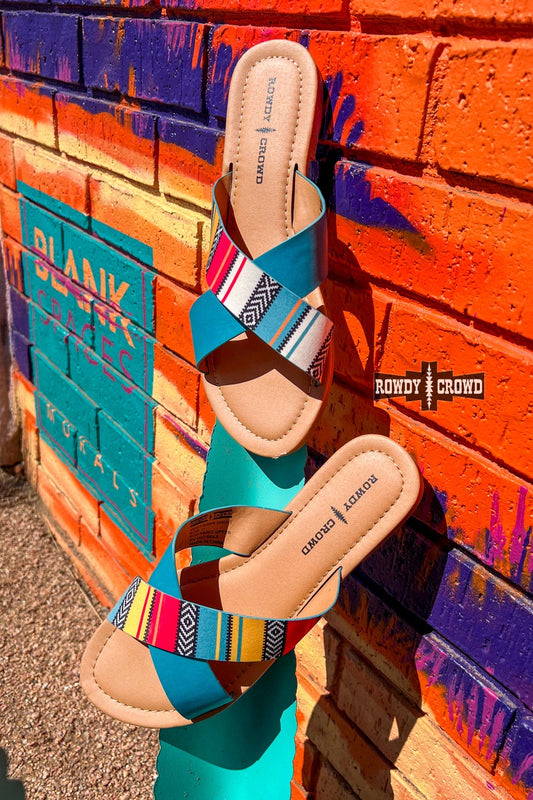 Shiner Serape Sandals -DS