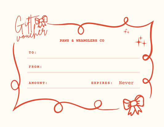 Paws & Wranglers Co Gift Cards
