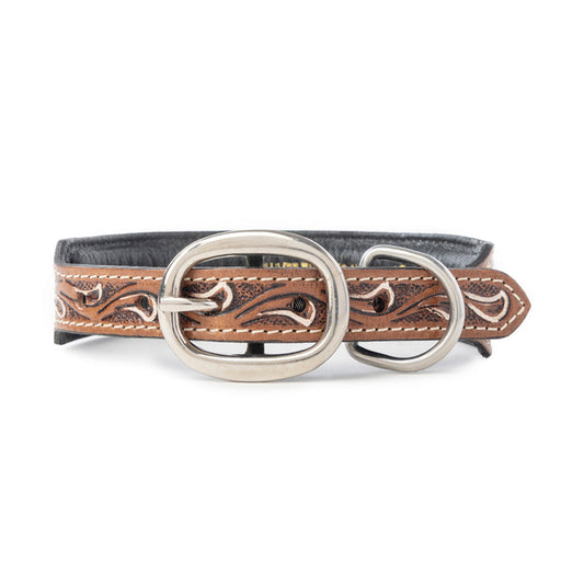 Prairie Sunflower Trail Dog Collar in Sandstone -DS