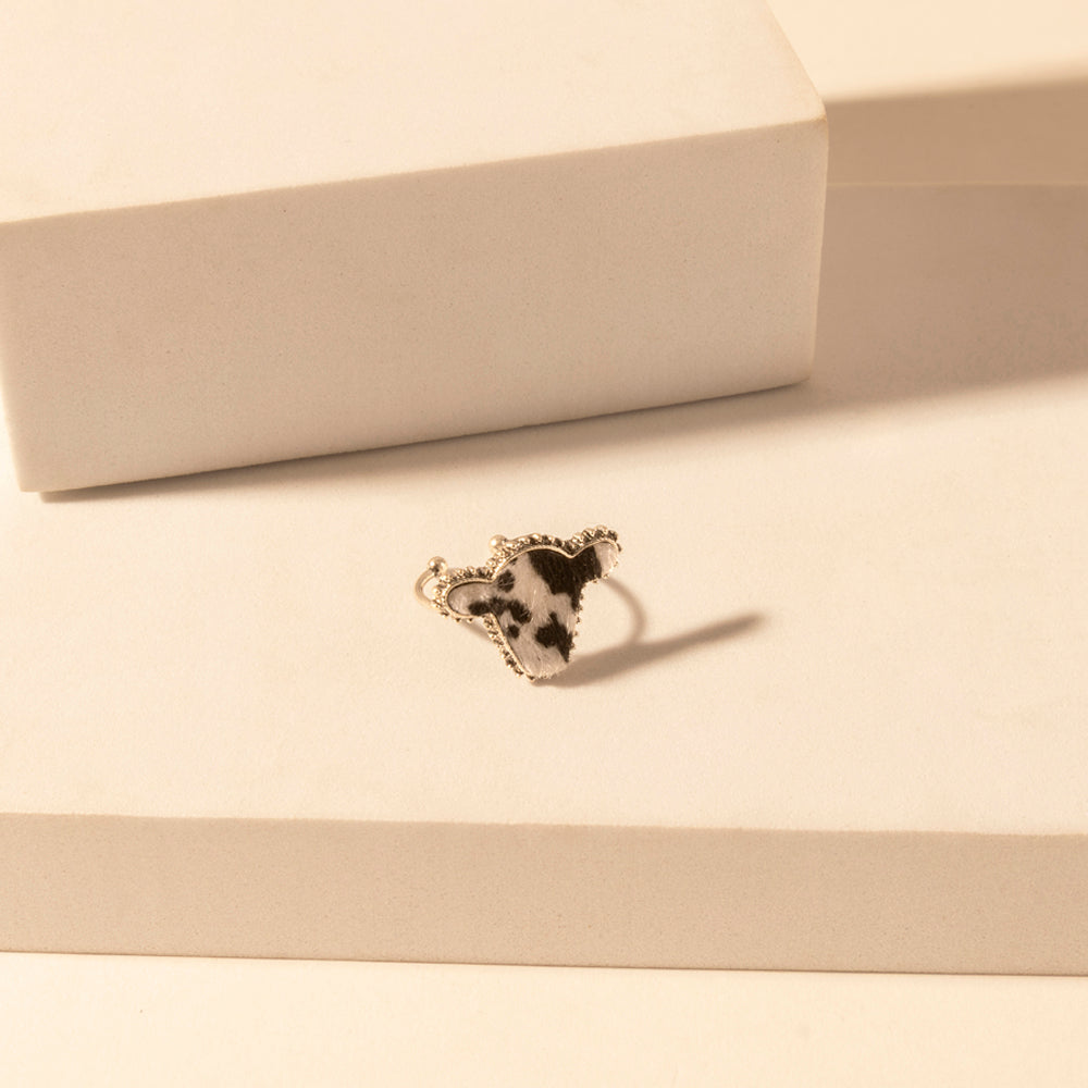 Myra Rodeo Hide adjustable Ring- DS