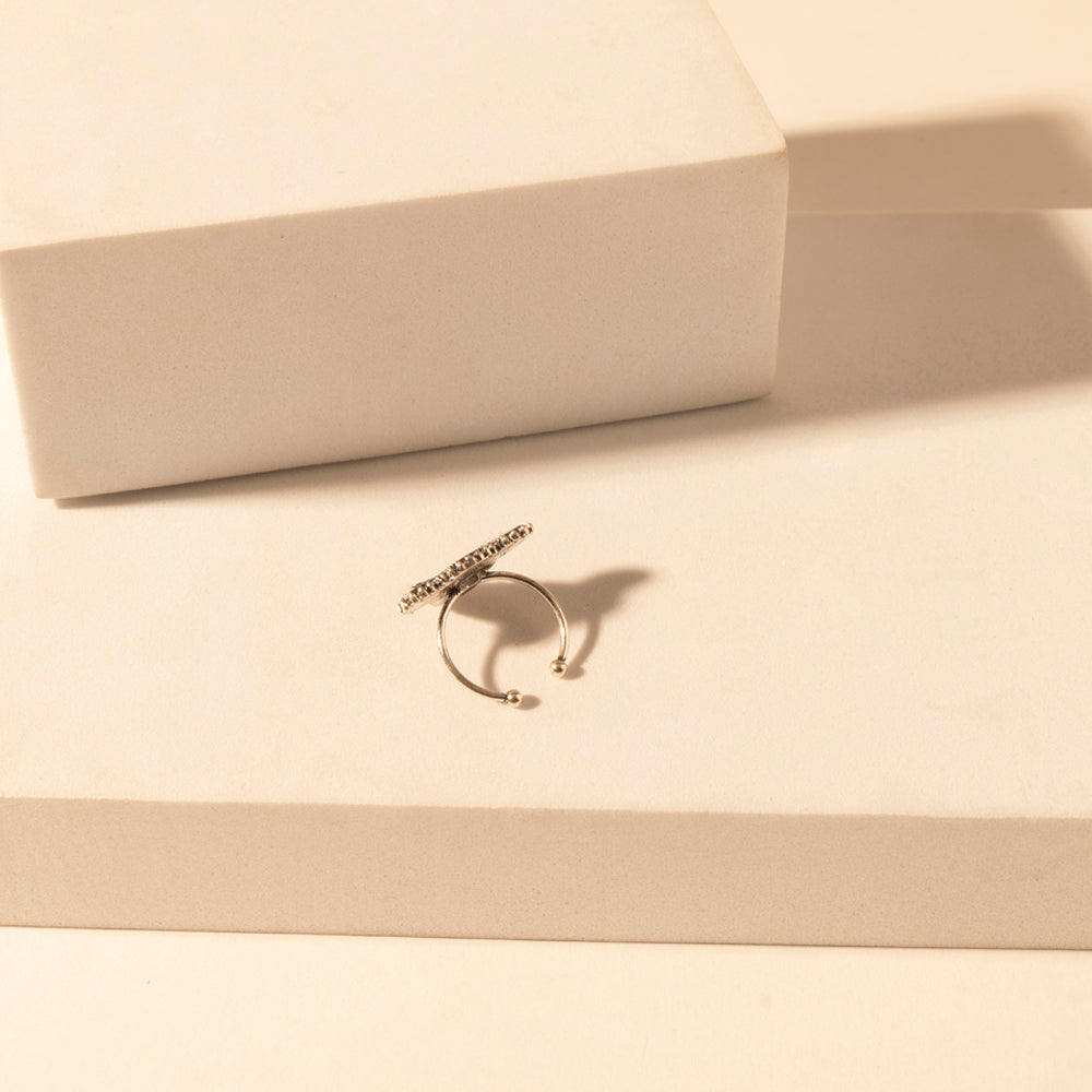 Myra Rodeo Hide adjustable Ring- DS