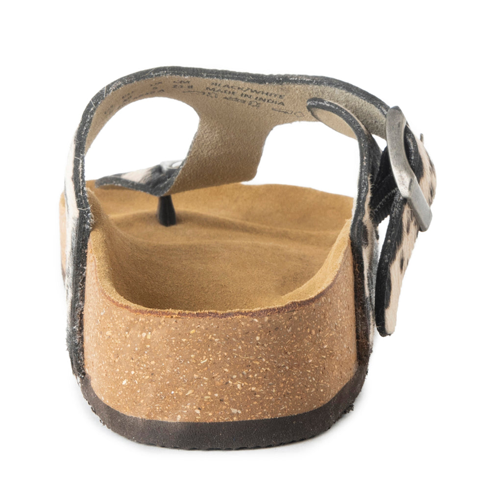 Myra Chino Hairon Leather Sandals for Women- DS
