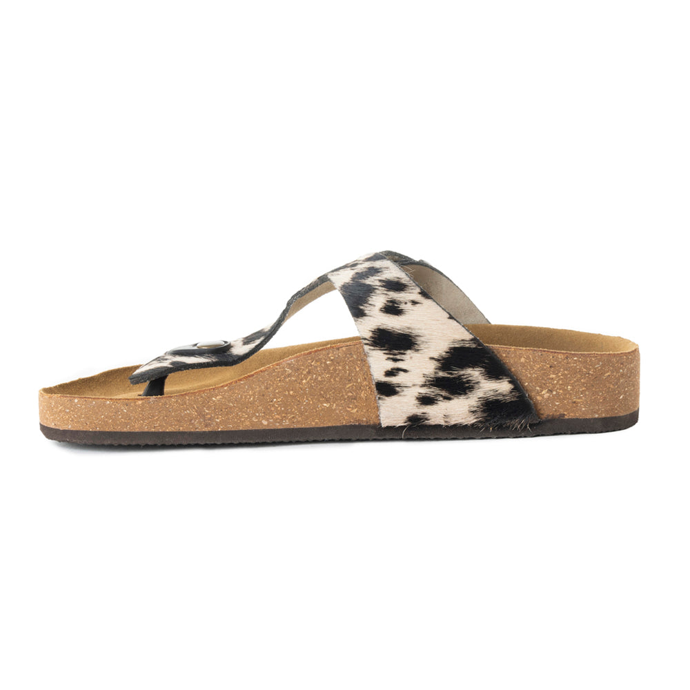 Myra Chino Hairon Leather Sandals for Women- DS