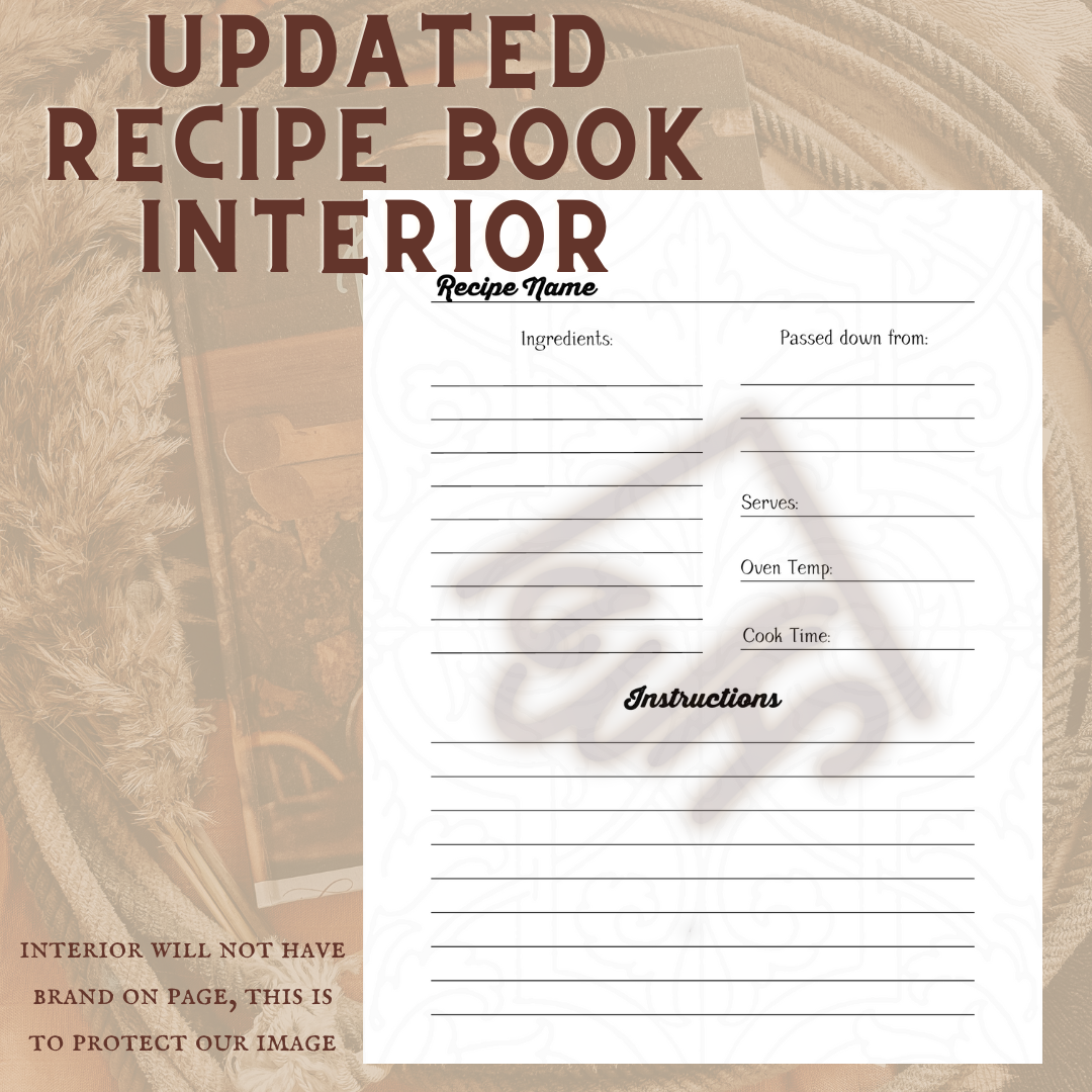 Recipe Book - "Santa Fe" Aztec -DS