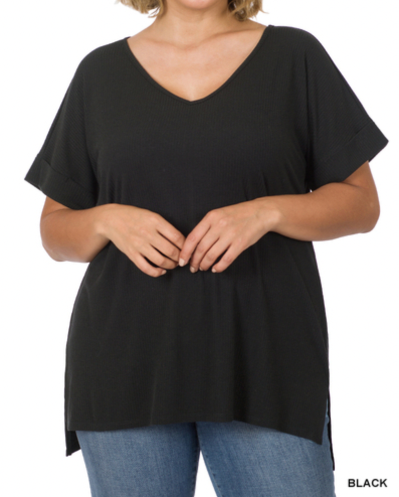 DS- Malibu Plus Top // Black