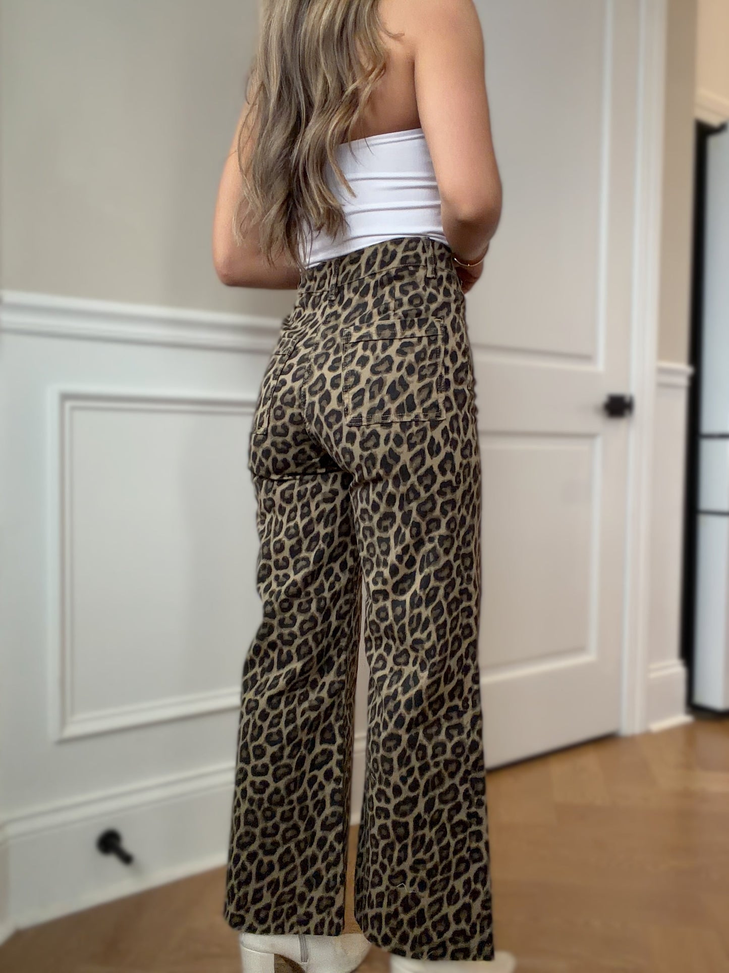 Raven Wide Leg Denim Pants -DS