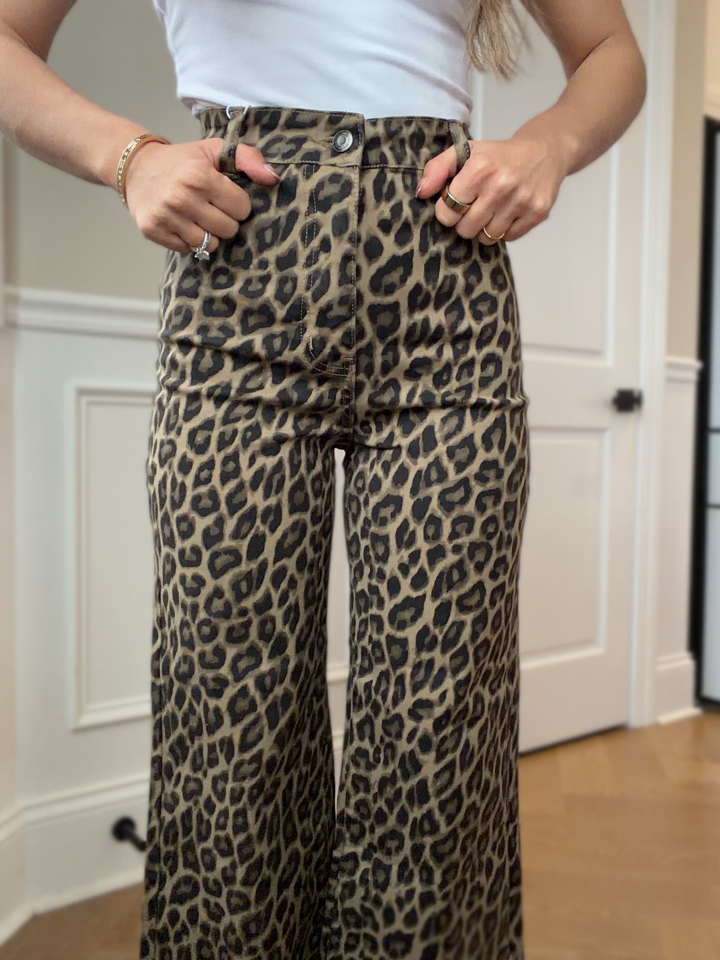 Raven Wide Leg Denim Pants -DS