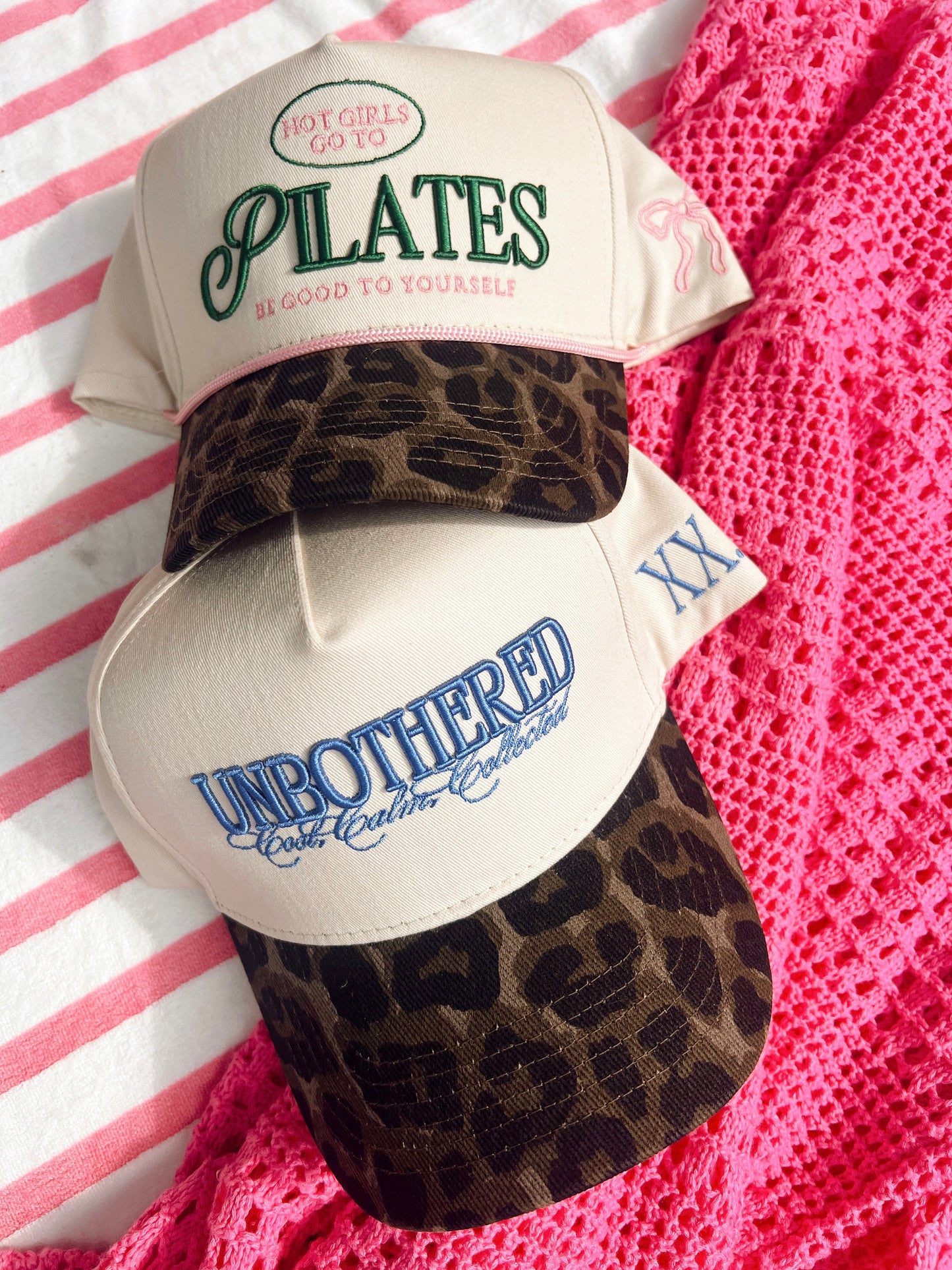 Hot Girls go to Pilates - Leopard Vintage Hat -DS