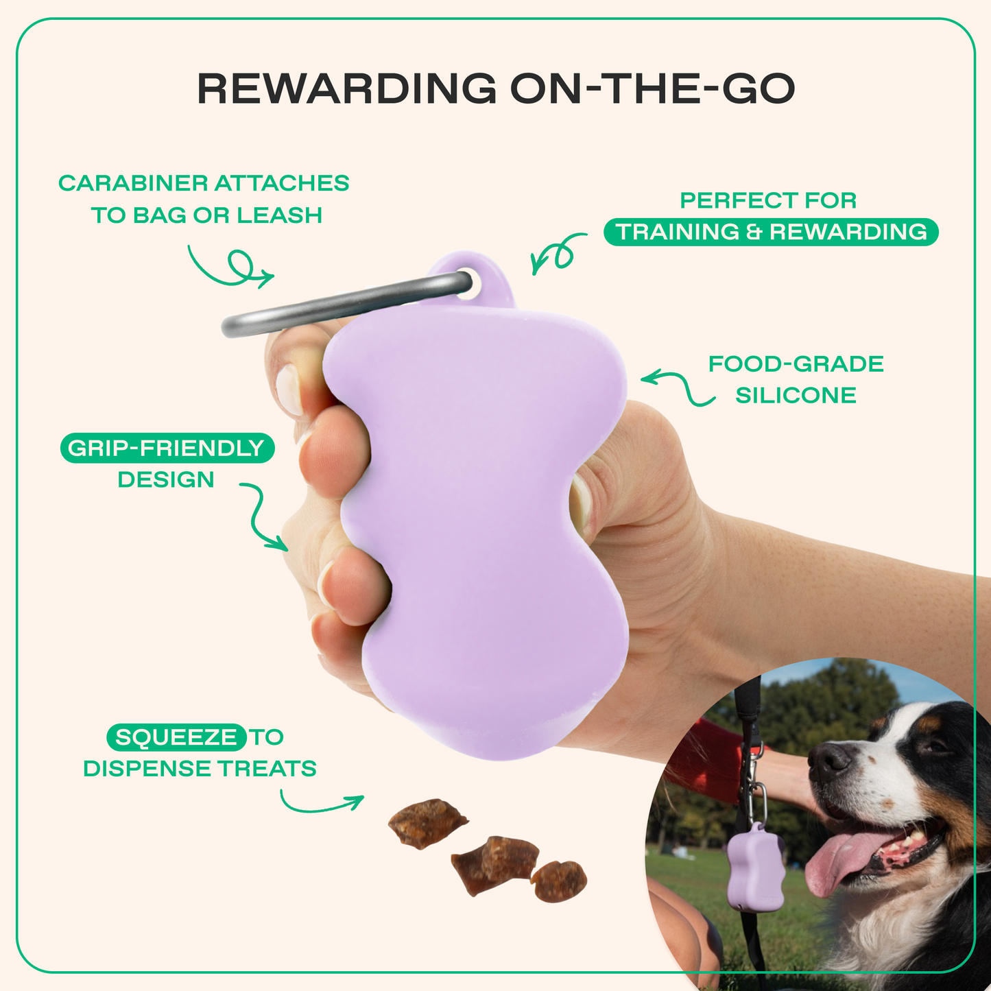 DS- Silicone Dog Treat Dispenser