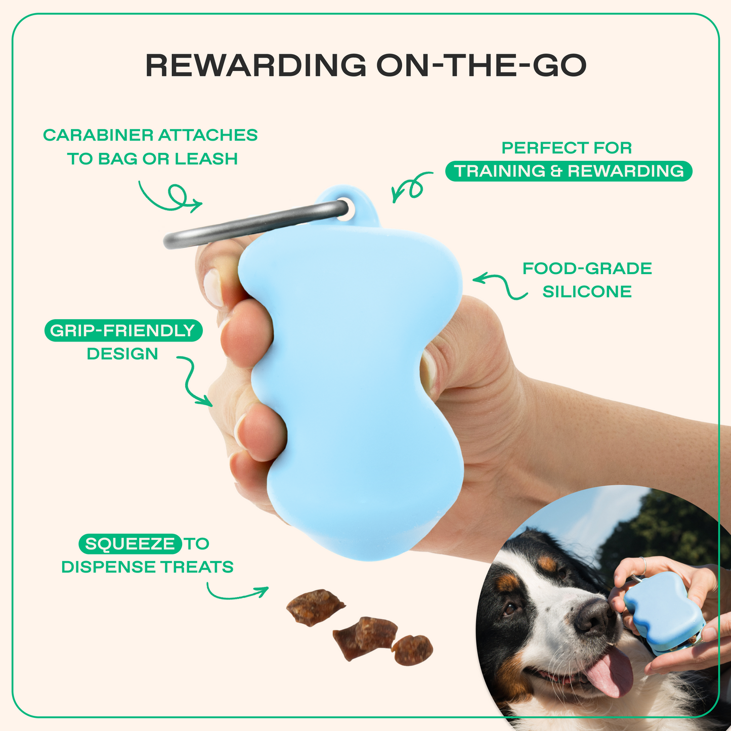 DS- Silicone Dog Treat Dispenser