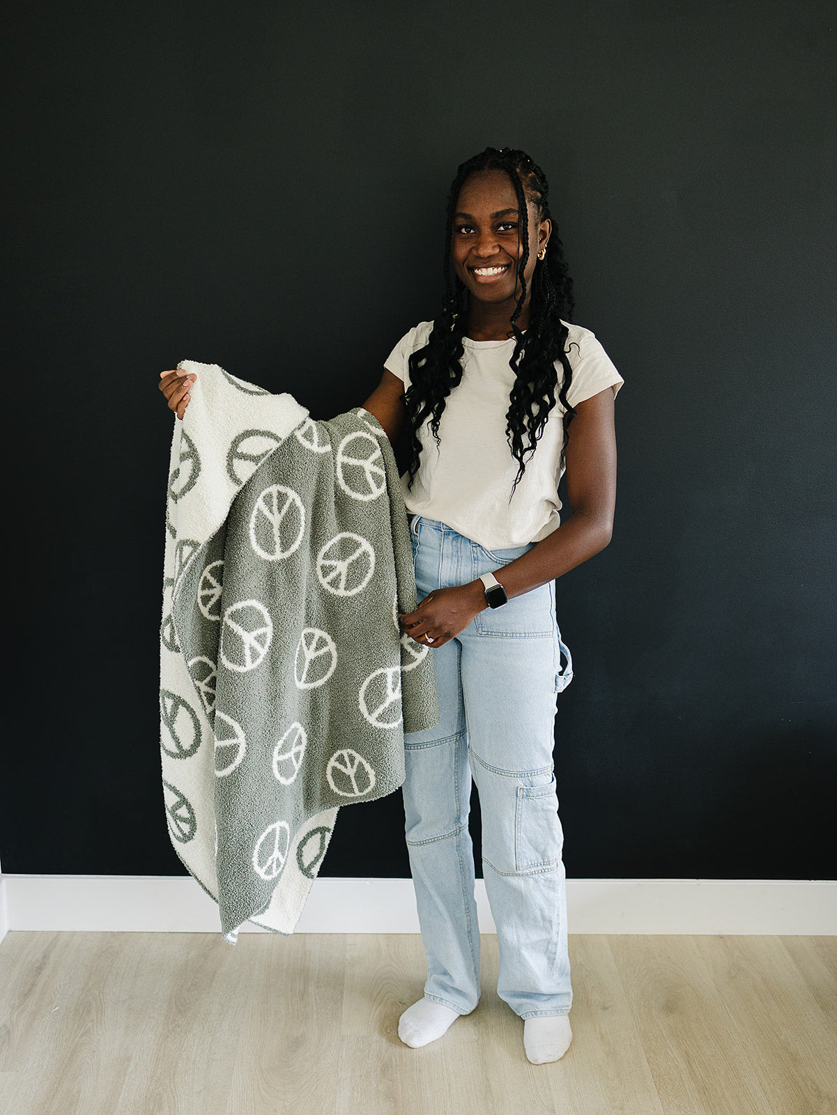 DS- Peace Plush Blanket