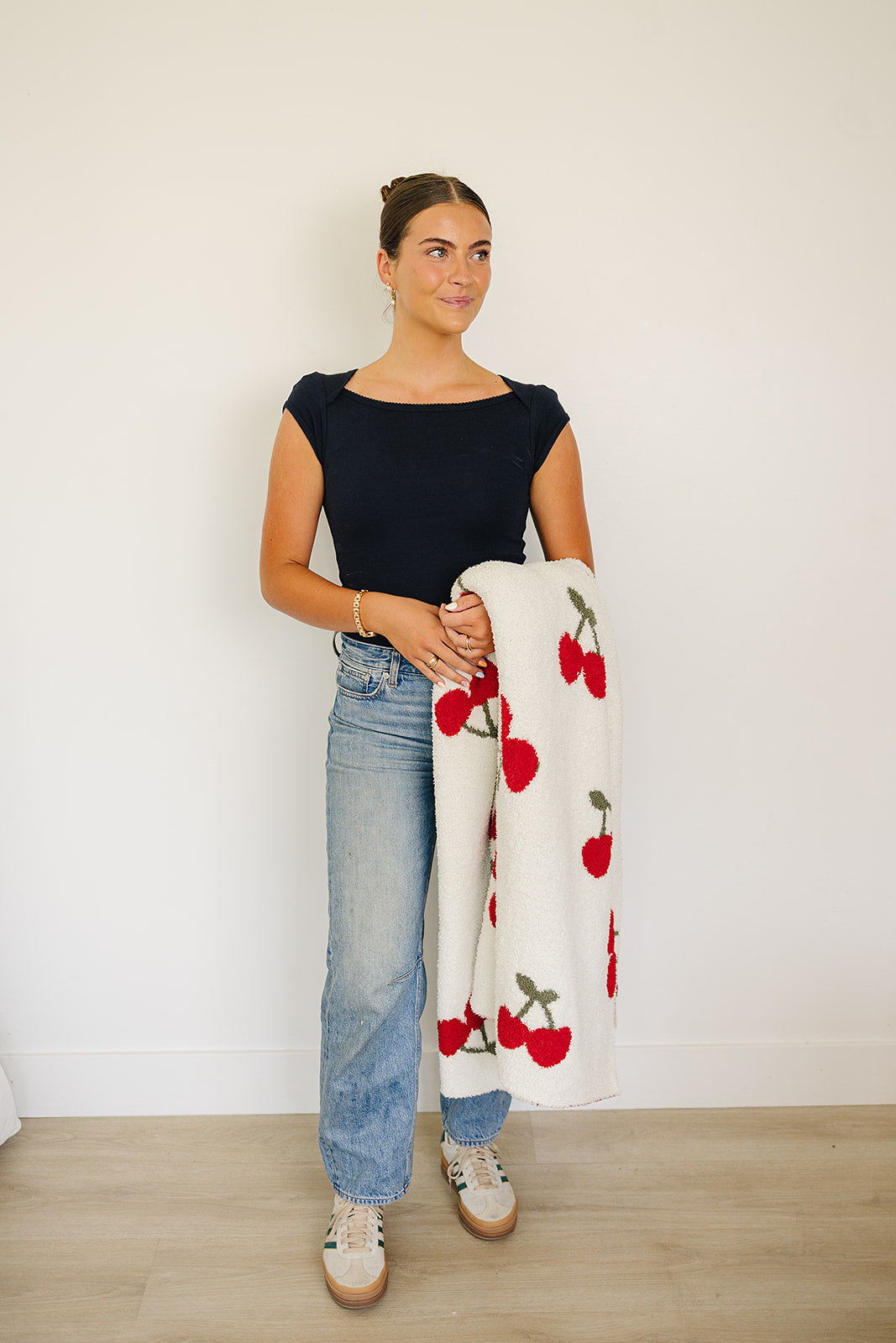 DS- Cherry Plush Blanket