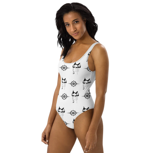Sadie's Saddle One-Piece Swimsuit -DS