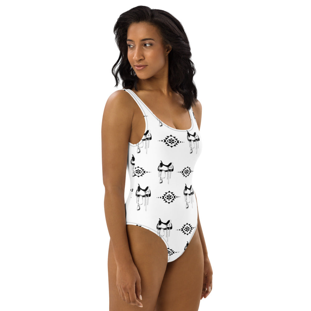 Sadie's Saddle One-Piece Swimsuit -DS