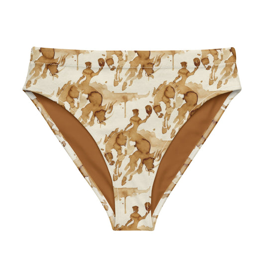 Steeped West high-waisted bikini bottom -DS