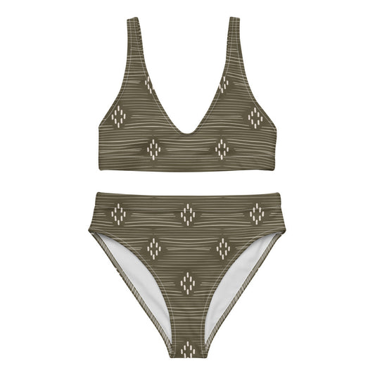 Diamond Back high-waisted bikini -DS
