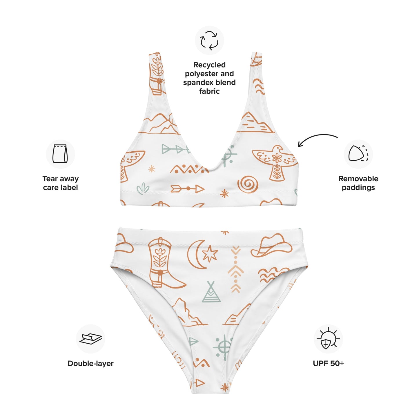 Desert Dreamin' High Waisted Bikini -DS