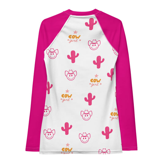 Neon Cowgirl Rash Guard -DS