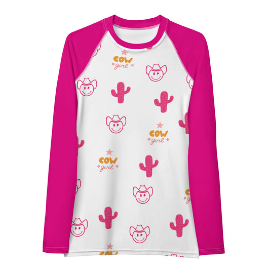 Neon Cowgirl Rash Guard -DS