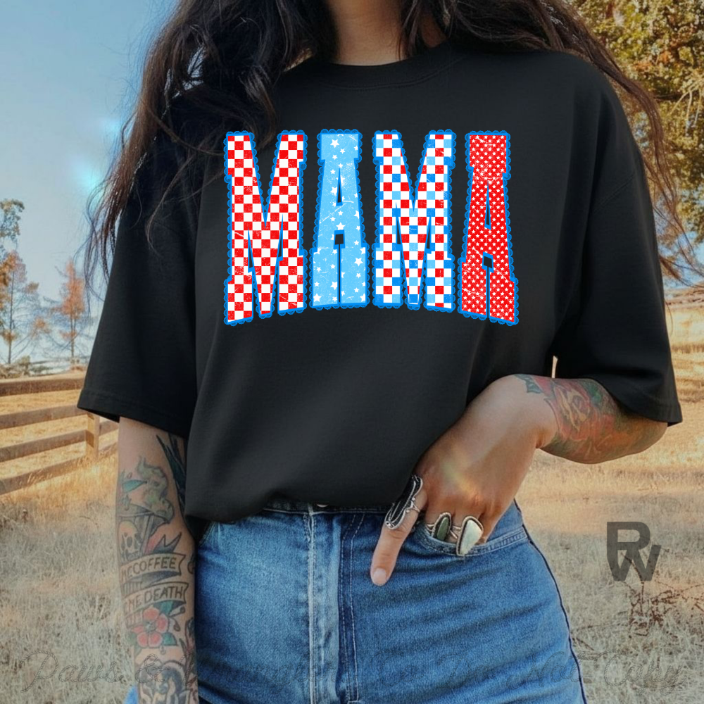 Mama Red White & Blue