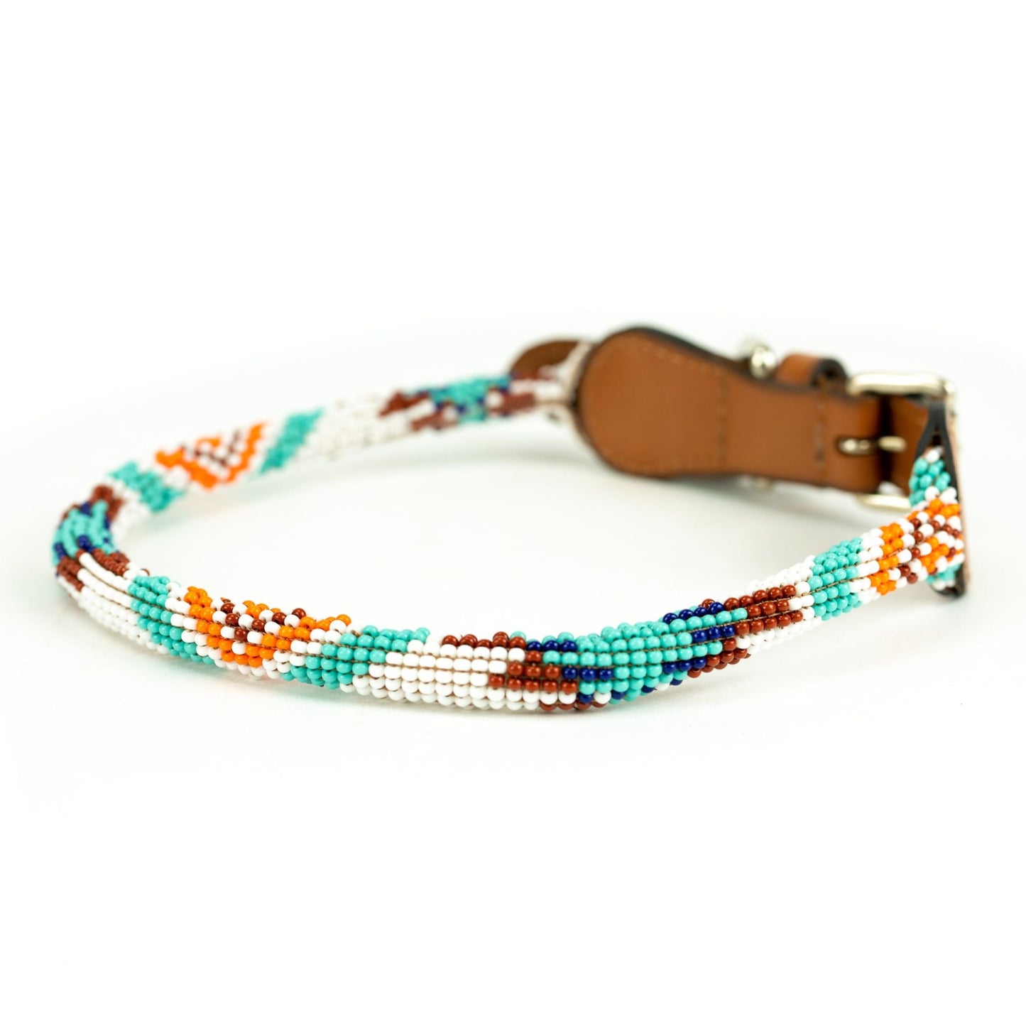 DS- Aztec Sambboho dog collar (rolled)
