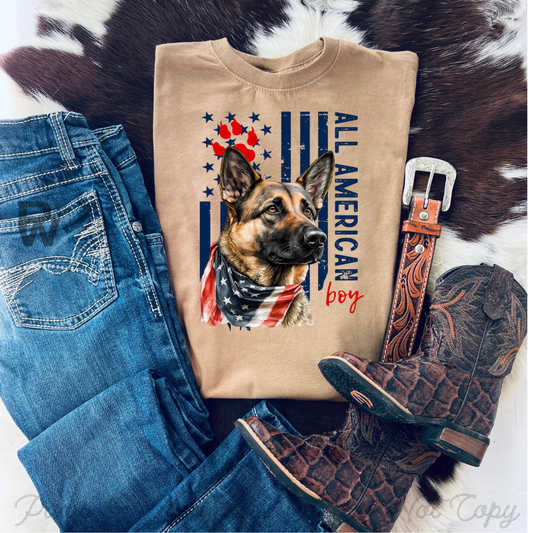All American Boy Dog - KIDS