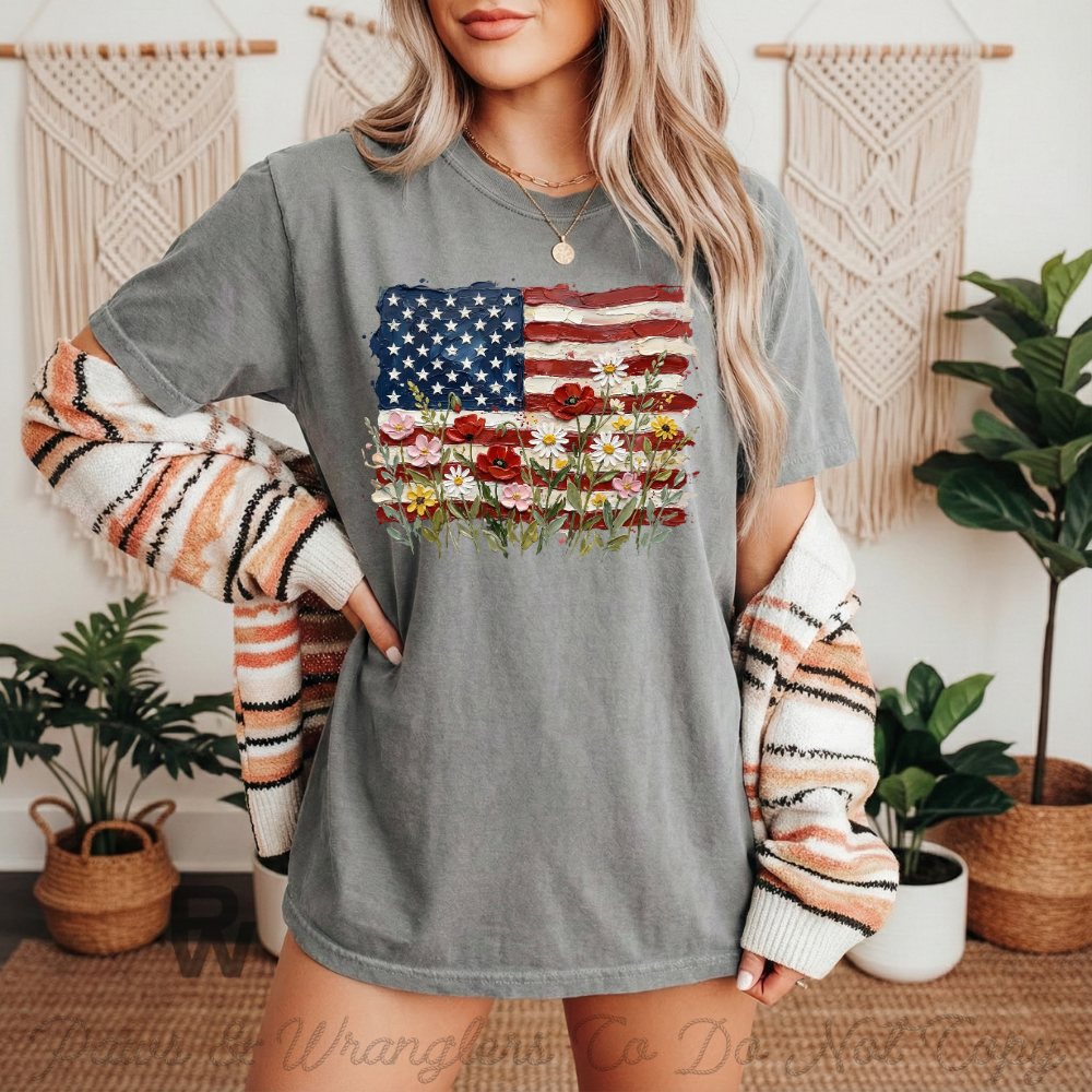 American Flag Faux Paint - KIDS