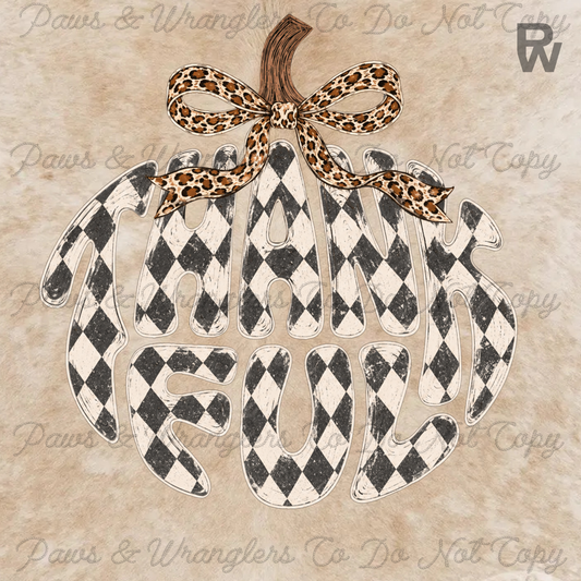 Thankful Pumpkin Shape -KIDS