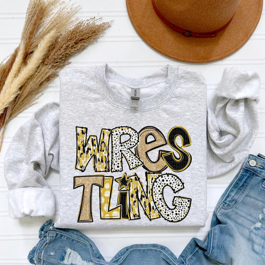 Wrestling ( Gold & Black)