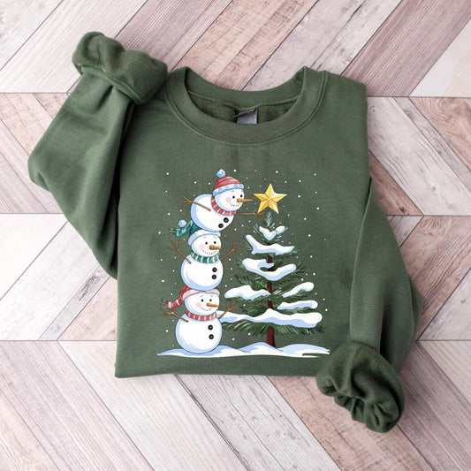 Vintage Snowman Sweater