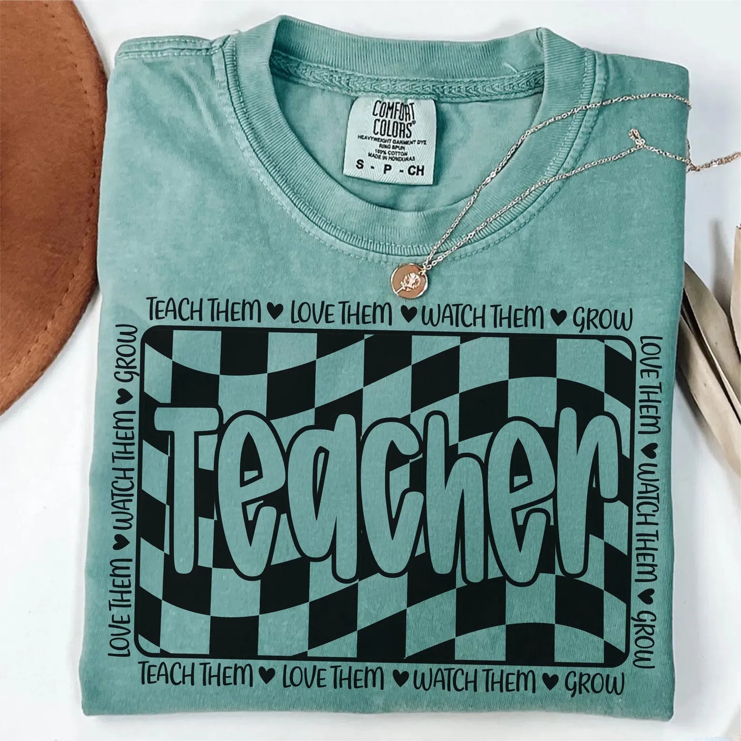 Groovy Checkered Teacher