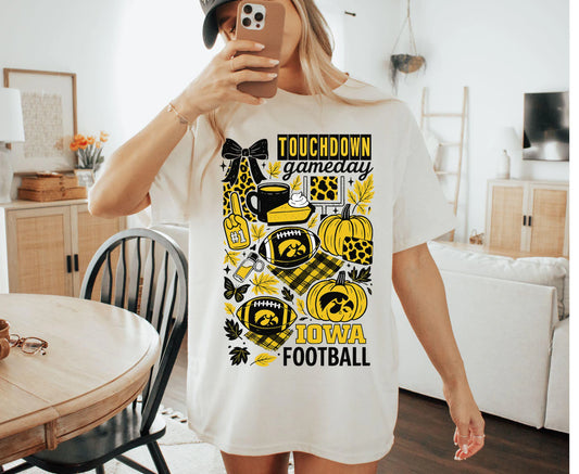 Retro Iowa Football