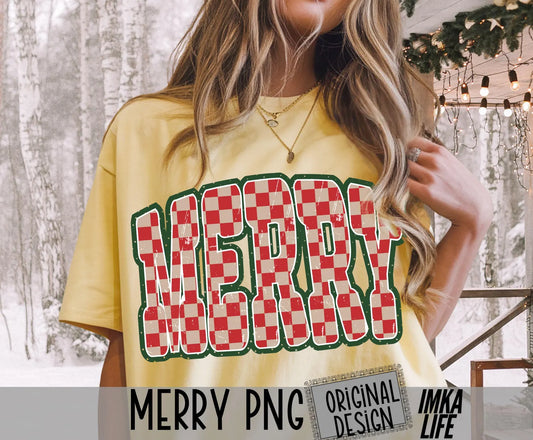 Merry Checkered - Kids