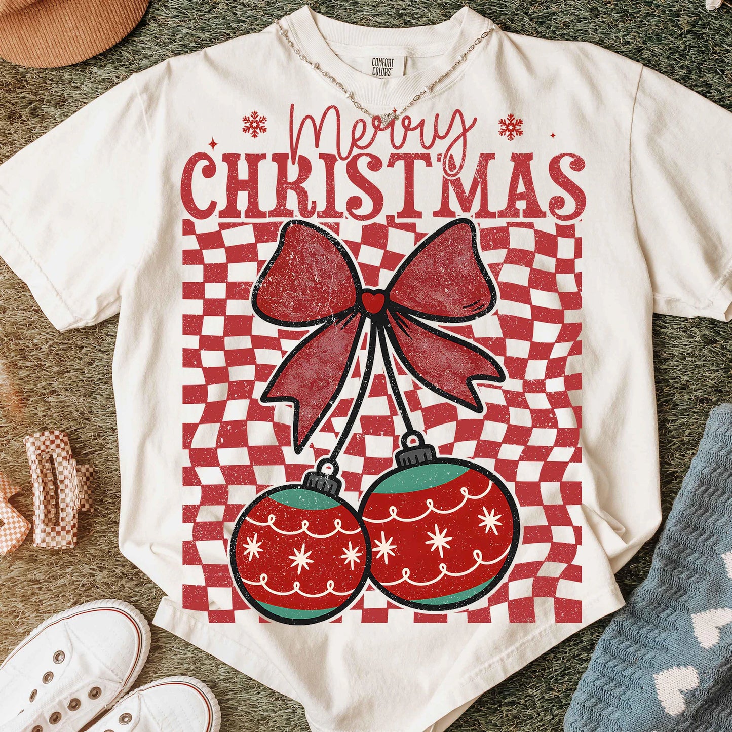 Merry Christmas W/ Bow