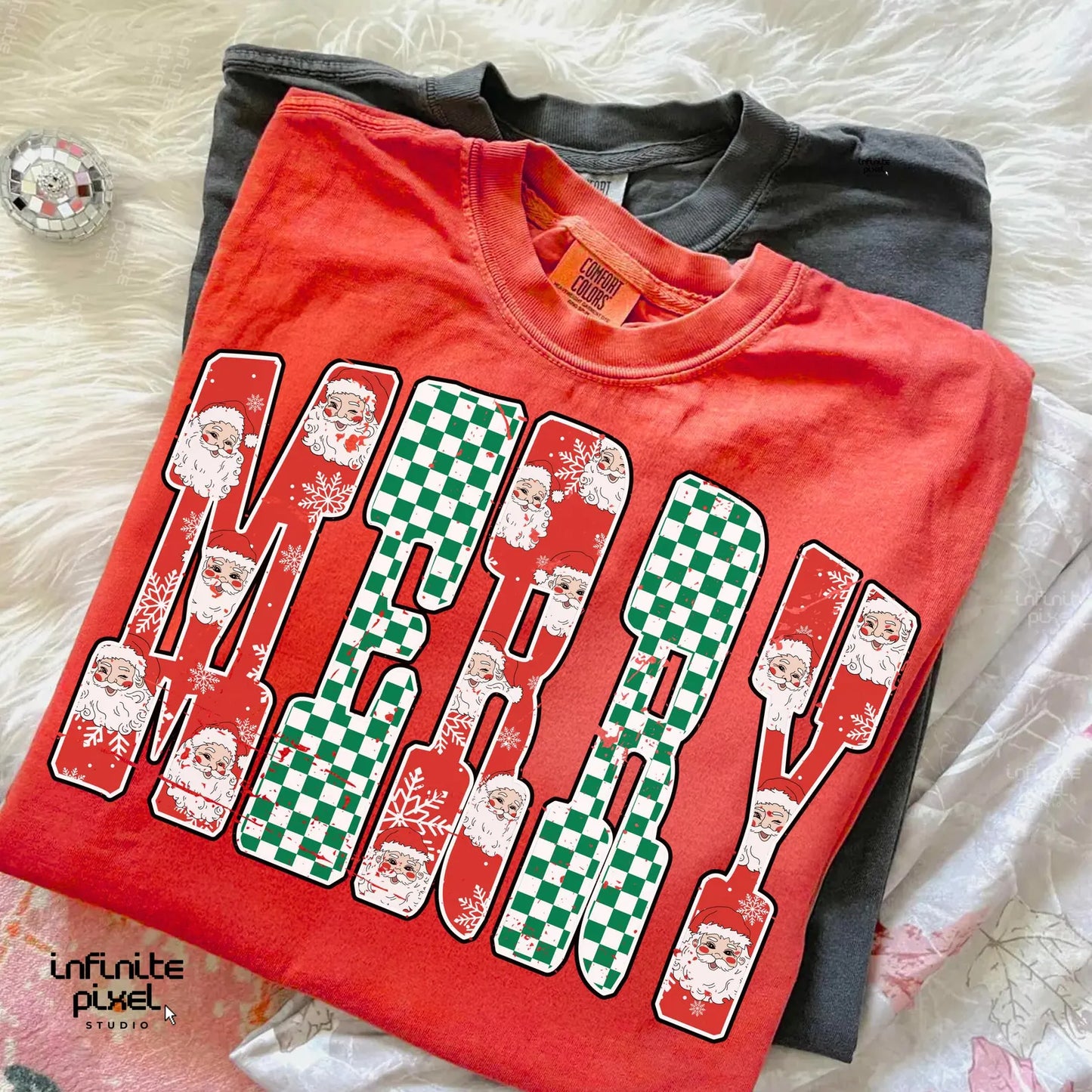 MERRY - Santa & Checkered - Kids