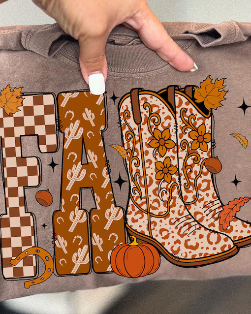 Cowboy Checkered Fall